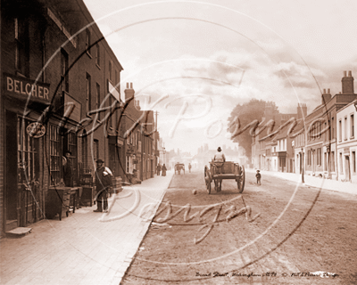 Broad Street, Wokingham in Berkshire c1894