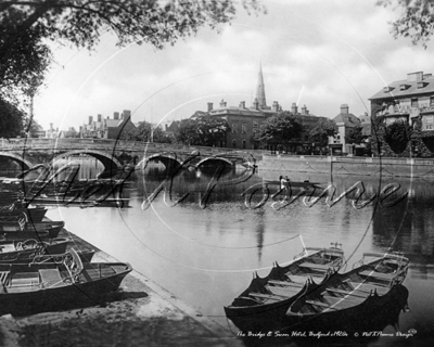 The Bridge & Swan Hotel, Bedford in Bedfordshire c1920s