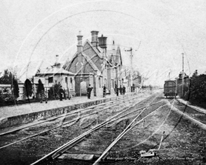 Train Station, Wokingham in Berkshire c1860s