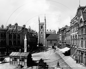 Picture of Berks - Reading, Market Place c1890s - N1425