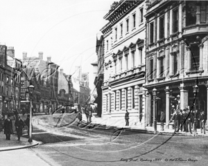 Picture of Berks - Reading, King Street c1887 - N1436