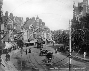 Broad Street, Reading in Berkshire c1900s