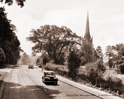 Reading Road, Wokingham in Berkshire c1950s