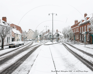 Broad Street, Wokingham in Berkshire on the morning of the 6th April 2008