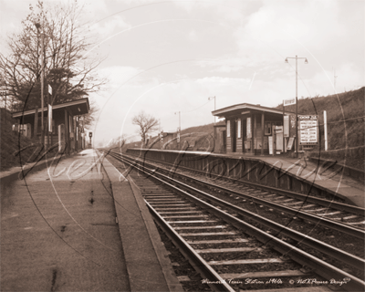 Train Station, Winnersh, Wokingham in Berkshire c1960s