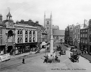 Picture of Berks - Reading, Market Place c1910s - N1834