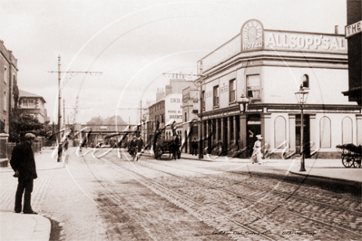 Caversham Road, Reading in Berkshire c1910s