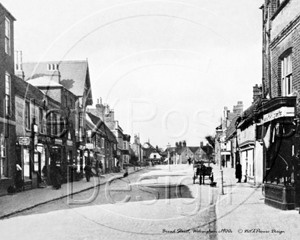 Broad Street, Wokingham in Berkshire c1900s