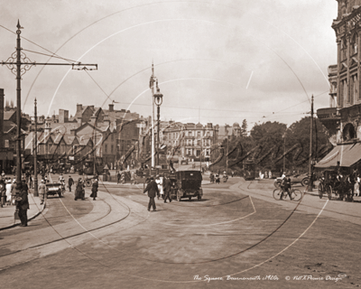 The Square, Bournemouth in Dorset c1920s