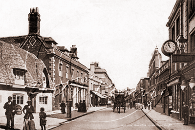 High Street, Poole in Dorset c1900s