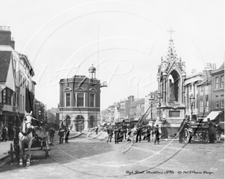 Picture of Kent - Maidstone, High Street c1890s - N1355