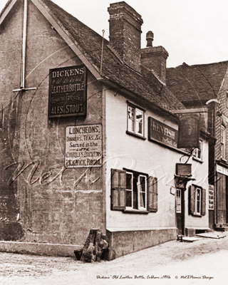 Picture of Kent - Cobham, Old Leather Bottle c1910s - N2036