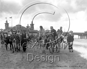 Donkey Rides, Blackpool in Lancashire c1930s