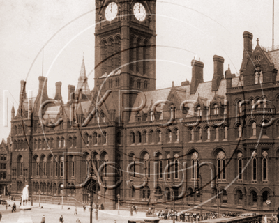 City Hall, Manchester in Lancashire c1920s