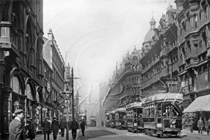 Deansgate, Manchester in Lancashire c1910s