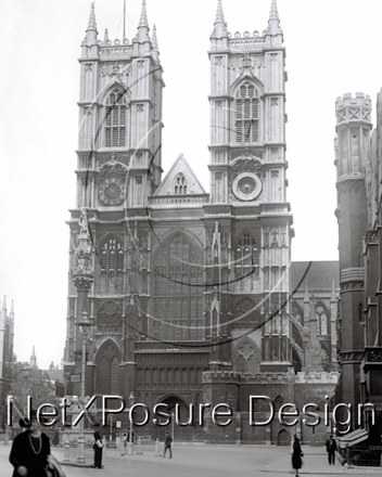 Westminster Abbey in London c1930s