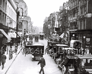Picture of London - The Strand and Taxi Rank c1910s - N241