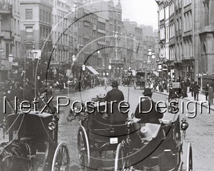 Fleet Street in London c1910s