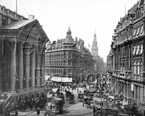 Mansion House, Cheapside in London c1890s