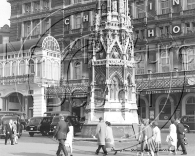 Charing Cross Station with FX3 and FX4 Taxis in London c1960s