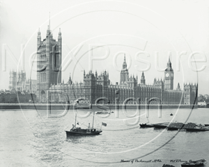 Picture of London - Houses of Parliament c1890s - N624