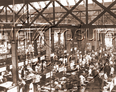 Billingsgate Fish Market in London c1910s