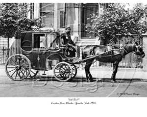 Picture of London - Four Wheeler "Growler" Cab c1900s - N719