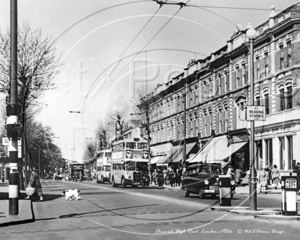 High Road, Chiswick in West London c1950s