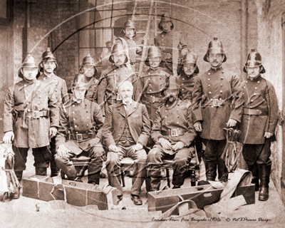 Picture of London, N - Camden Town, Firemen c1900s - N1379