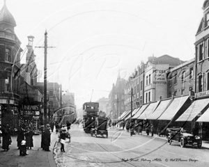 The High Street, Putney in South West London c1920s