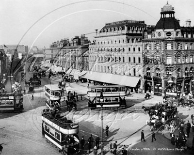 Elephant & Castle in South East London c1900s