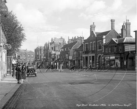 Picture of London, SW - Wimbledon, High Street c1920s - N1784