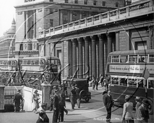 The Bank of England in the City of London c1950s