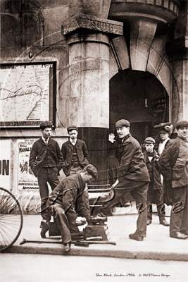 Picture of London Life - Shoe Black c1900s - N2220