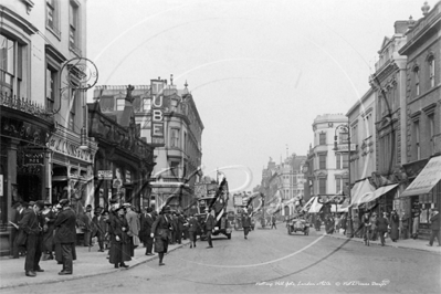 Notting Hill Gate in West London c1920s