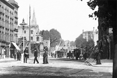 Elgin Avenue, Maida Vale in West London c1900s