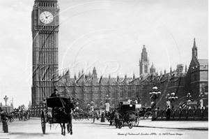 Picture of London - Houses of Parliament c1890s - N2462