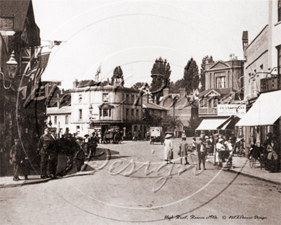 High Street, Staines in Middlesex c1910s