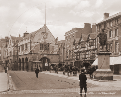 Picture of Salop - Shrewsbury, The Square c1890s - N1750