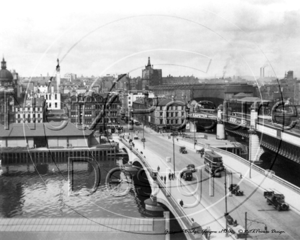 George V Bridge, Glasgow in Scotland c1930s