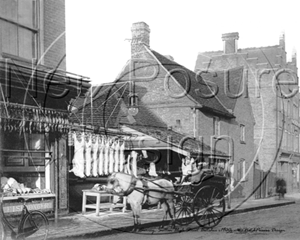 Picture of Surrey - Sutton, High Street & Butcher c1900s - N903