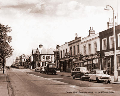 Picture of Surrey - Camberley, London Road c1960s - N1745
