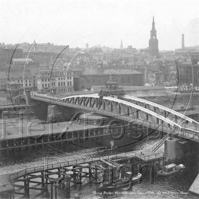 Picture of Tyne & Wear - Newcastle, Swing Bridge 1900s - N791