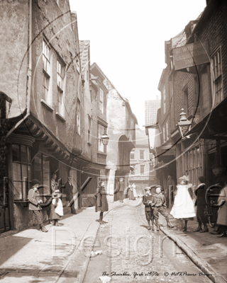 Picture of Yorks - Yorkshire, The Shambles c1900s - N916