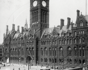 City Hall, Manchester in Lancashire c1920s