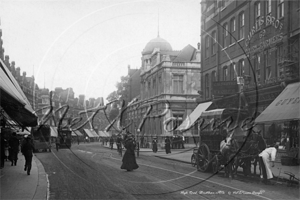 Streatham High Road in South West London c1900s