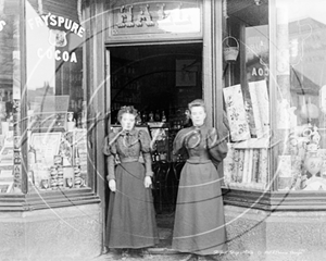 Picture of Cornwall - St Just, Shop Front with two ladies c1900 - N2685