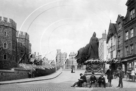 Picture of Berks - Windsor, Windsor Castle from Castle Hill c1900s - N2916