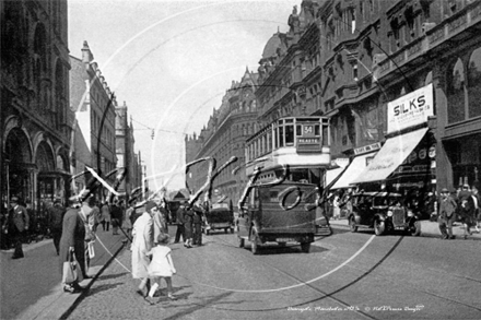 Deansgate, Manchester in Lancashire c1930s