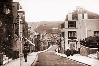 Picture of Sussex - Lewes, School Hill and View of The Downs c1900s - N2949